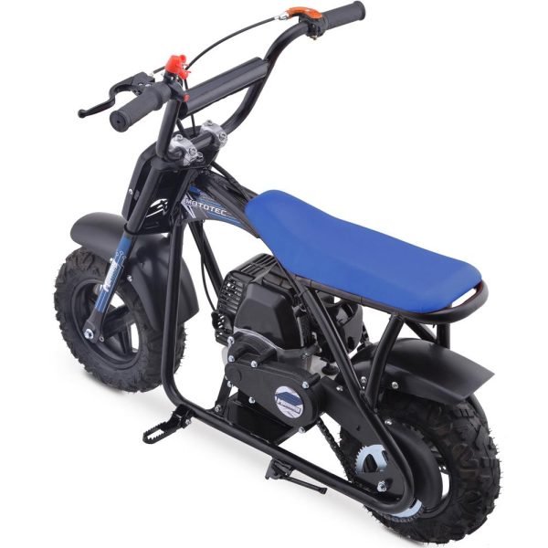 MT-MB-52cc-Bandit_Blue_6 MotoTec Bandit 52cc 2-Stroke Kids Gas Mini Bike