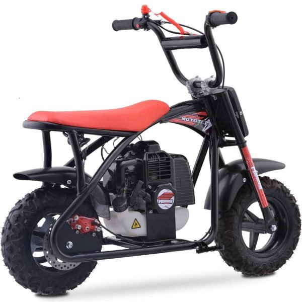 MT-MB-52cc-Bandit_Red_4 MotoTec Bandit 52cc 2-Stroke Kids Gas Mini Bike