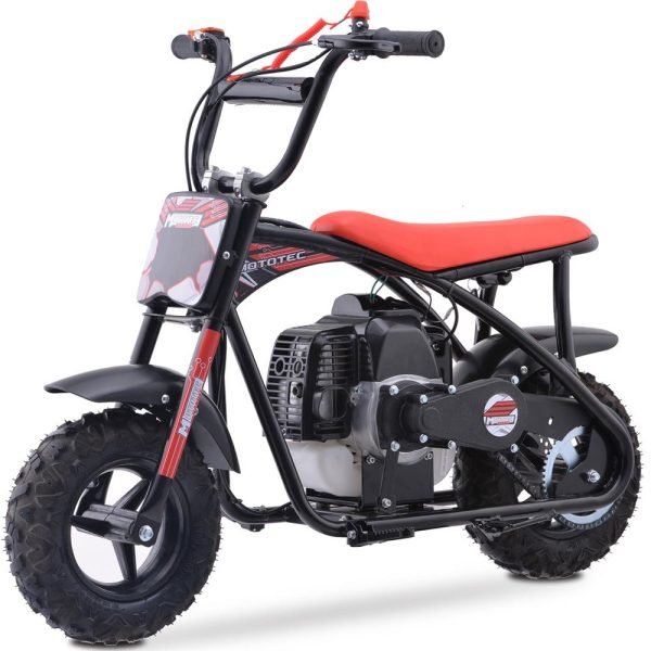 MT-MB-52cc-Bandit_Red_5 MotoTec Bandit 52cc 2-Stroke Kids Gas Mini Bike