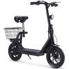MT-Metro-36v-350w_Black MotoTec Metro 36V/12Ah 500W Electric Scooter
