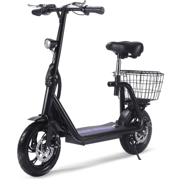MotoTec Metro 36V/12Ah 500W Electric Scooter - Black