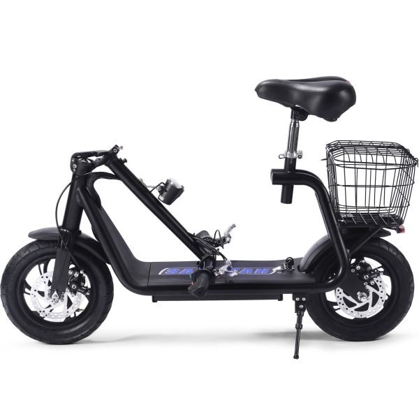 MT-Metro-36v-350w_Black_5 MotoTec Metro 36V/12Ah 500W Electric Scooter