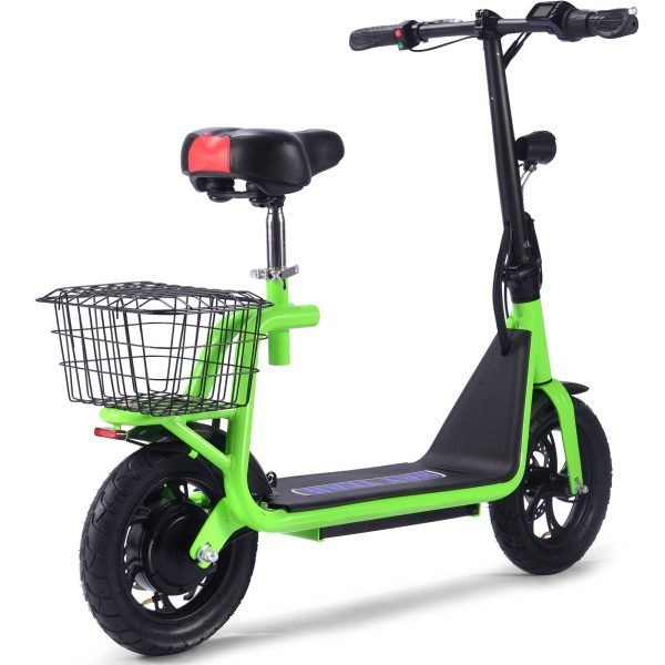 MT-Metro-36v-350w_Green_4 MotoTec Metro 36V/12Ah 500W Electric Scooter