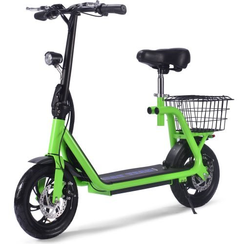 MotoTec Metro 36V/12Ah 500W Electric Scooter - Green