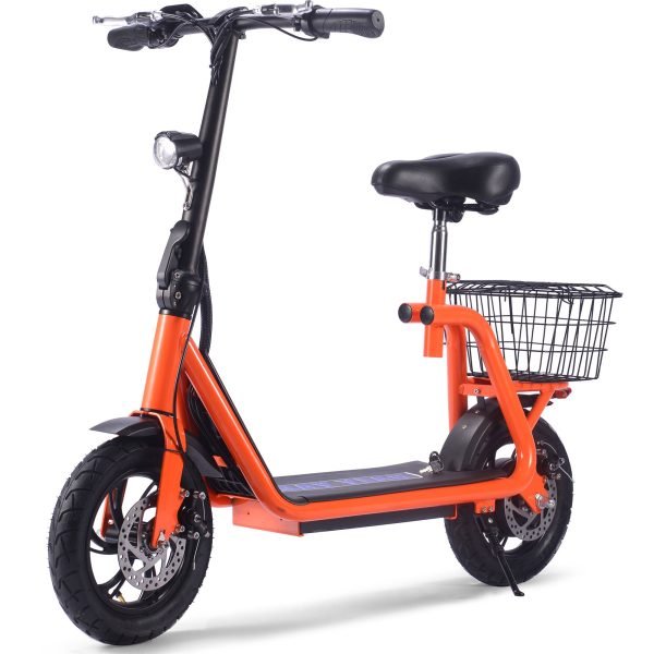 MT-Metro-36v-350w_Orange_4 MotoTec Metro 36V/12Ah 500W Electric Scooter