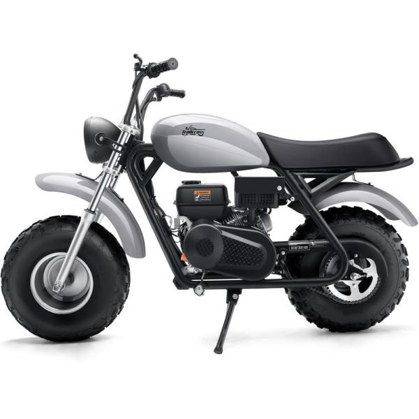 MT-Mini-Bike-Trailcross_Grey_11 MotoTec Trailcross 200cc 6.5HP Gas Powered Mini Bike