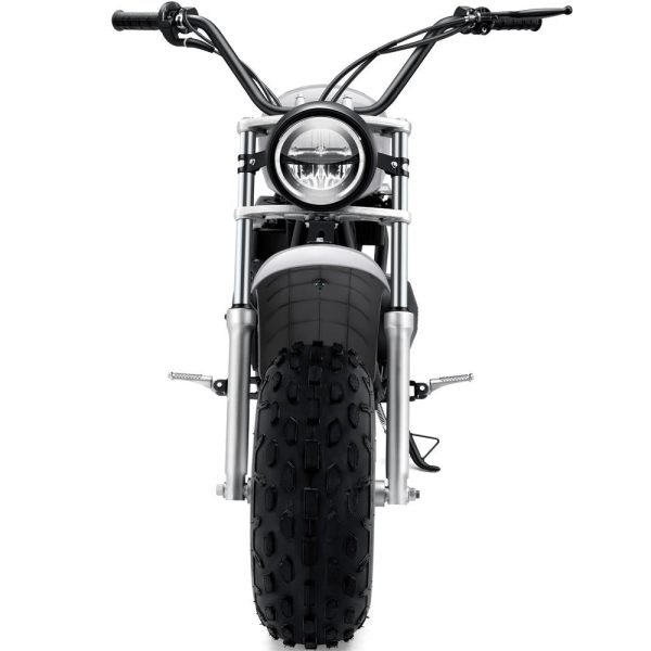 MT-Mini-Bike-Trailcross_Grey_15 MotoTec Trailcross 200cc 6.5HP Gas Powered Mini Bike