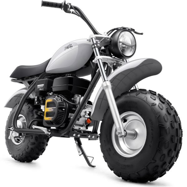 MT-Mini-Bike-Trailcross_Grey_9 MotoTec Trailcross 200cc 6.5HP Gas Powered Mini Bike