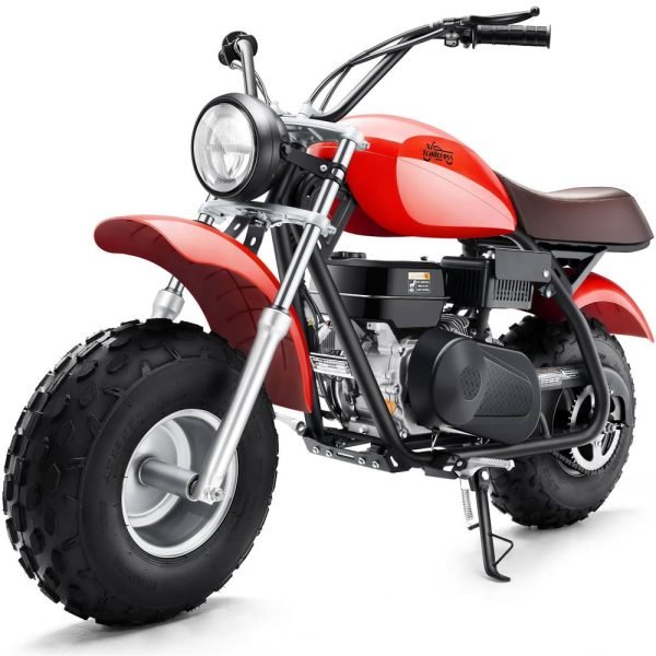 MT-Mini-Bike-Trailcross_Red MotoTec Trailcross 200cc 6.5HP Gas Powered Mini Bike