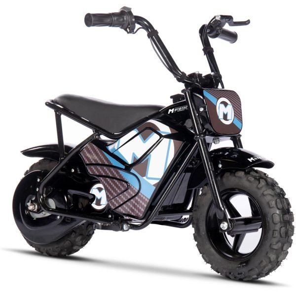 MT-MiniBike-24v-250w_Black MotoTec 24V/9Ah 250W Electric Mini Bike
