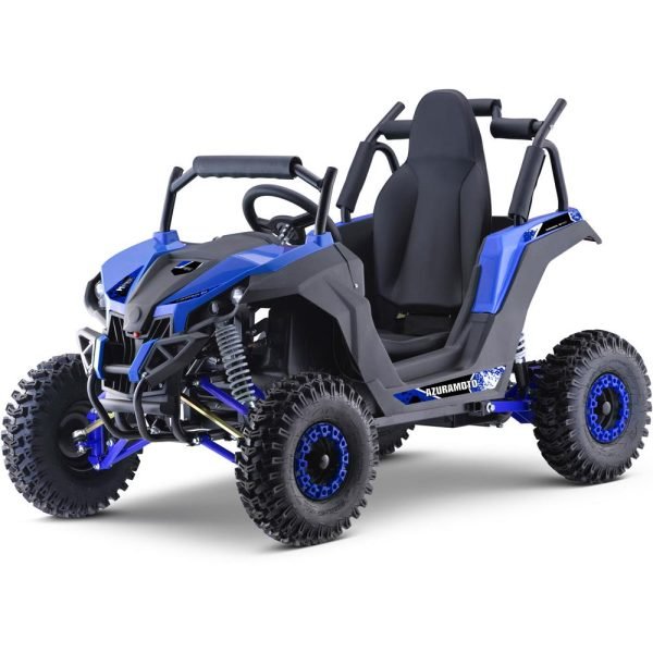 MT-Raider-48v-1200w_Blue MotoTec Raider 48V/12Ah 1200W Full Suspension Kids Electric UTV