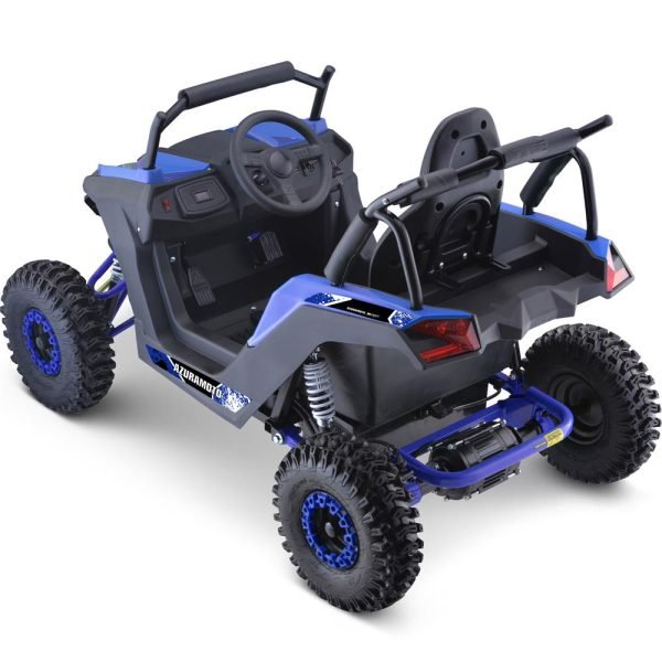 MT-Raider-48v-1200w_Blue_2 MotoTec Raider 48V/12Ah 1200W Full Suspension Kids Electric UTV