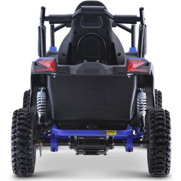 MT-Raider-48v-1200w_Blue_3 MotoTec Raider 48V/12Ah 1200W Full Suspension Kids Electric UTV