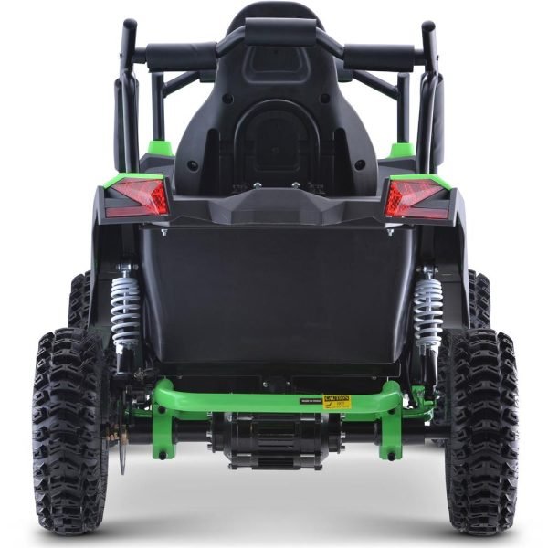 MT-Raider-48v-1200w_Green_32 MotoTec Raider 48V/12Ah 1200W Full Suspension Kids Electric UTV