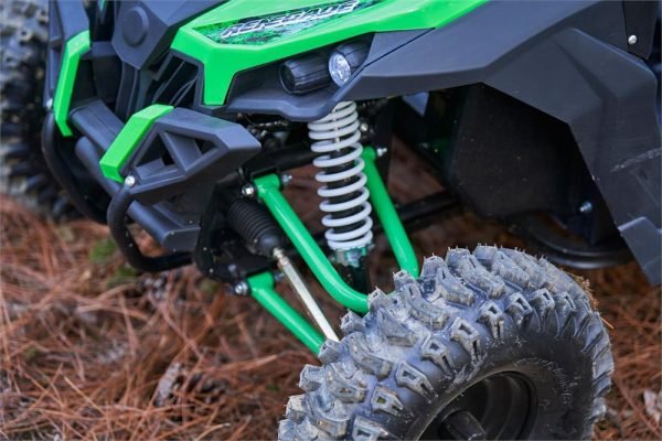 MT-Raider-48v-1200w_Green_9 MotoTec Raider 48V/12Ah 1200W Full Suspension Kids Electric UTV