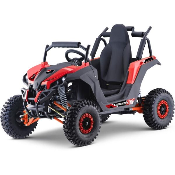 MT-Raider-48v-1200w_Red3 MotoTec Raider 48V/12Ah 1200W Full Suspension Kids Electric UTV