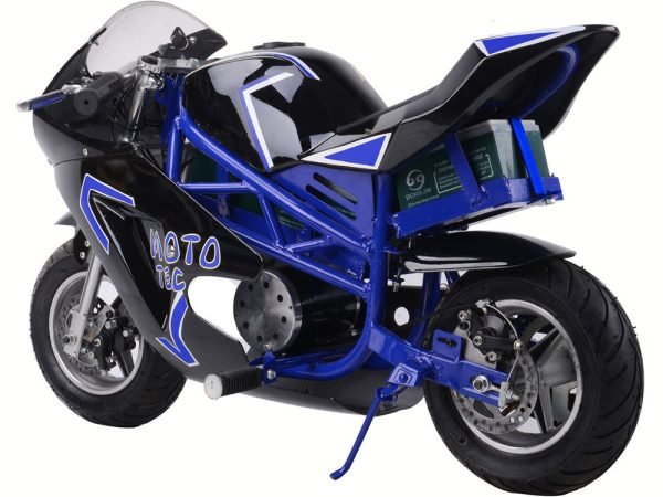 MTElecGT_Blue_22 MotoTec 36V 500W Electric Pocket Bike GT