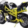 MTElecGT_Yellow_22 MotoTec 36V 500W Electric Pocket Bike GT