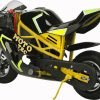 MTGasGT_Yellow_3 MotoTec Gas Pocket Bike GT 49cc 2-stroke
