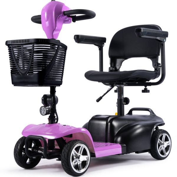 Mobility-24v-250w_Pink MotoTec Mobility Scooter 24V/24Ah 250W