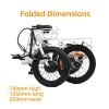 EUNORAU NEW-TRIKE 48V/12.5Ah 500W Step-Thru Folding Electric Trike