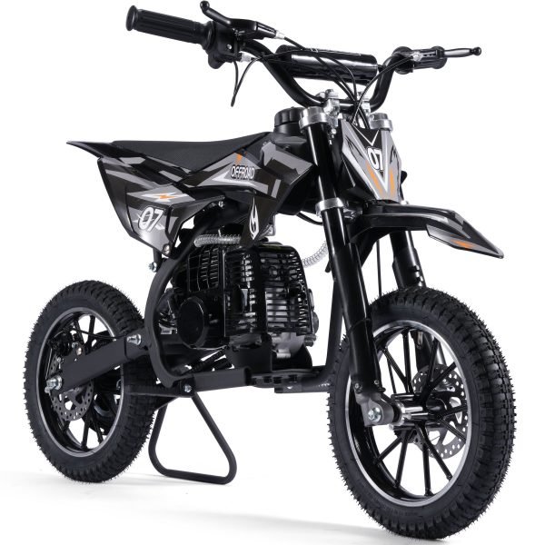 Pioneer-49cc-Dirt-Bike_Black MotoTec Pioneer 49cc 2-Stroke Kids Gas Dirt Bike