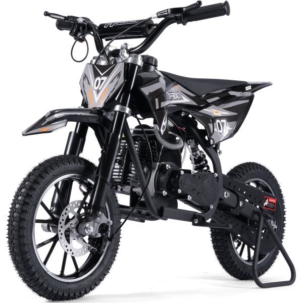 Pioneer-49cc-Dirt-Bike_Black_6 MotoTec Pioneer 49cc 2-Stroke Kids Gas Dirt Bike