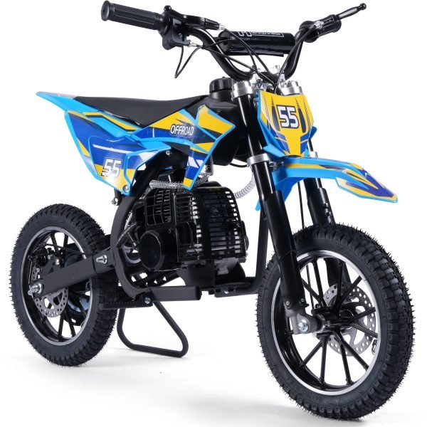 Pioneer-49cc-Dirt-Bike_Blue MotoTec Pioneer 49cc 2-Stroke Kids Gas Dirt Bike