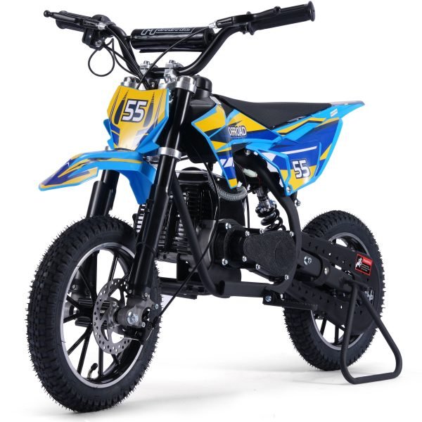 Pioneer-49cc-Dirt-Bike_Blue_6 MotoTec Pioneer 49cc 2-Stroke Kids Gas Dirt Bike