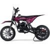 Pioneer-49cc-Dirt-Bike_Pink_5 MotoTec Pioneer 49cc 2-Stroke Kids Gas Dirt Bike