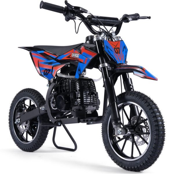 Pioneer-49cc-Dirt-Bike_Red MotoTec Pioneer 49cc 2-Stroke Kids Gas Dirt Bike