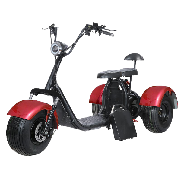 SoverSky T7.0 60V/20Ah 2000W Electric Trike Scooter - Red
