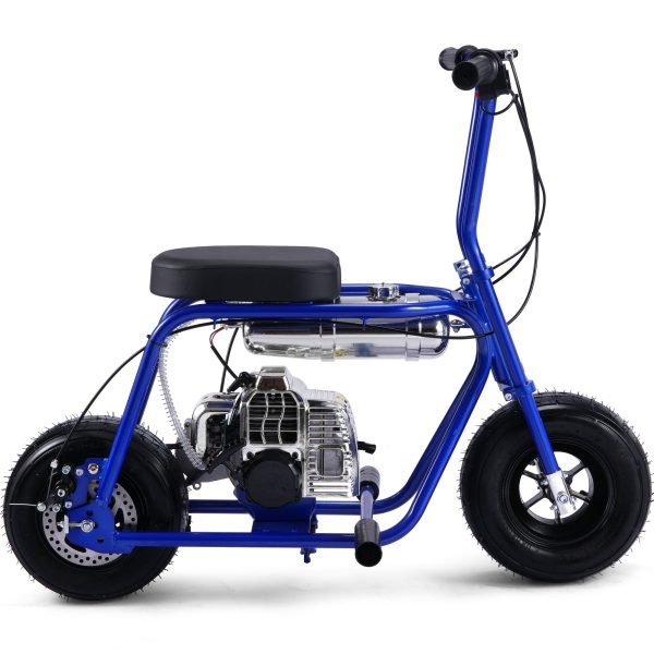 Wild-Rover-49cc-Mini-Bike_Blue_2 MotoTec Wild Rover 49cc 2-Stroke Kids Gas Mini Bike