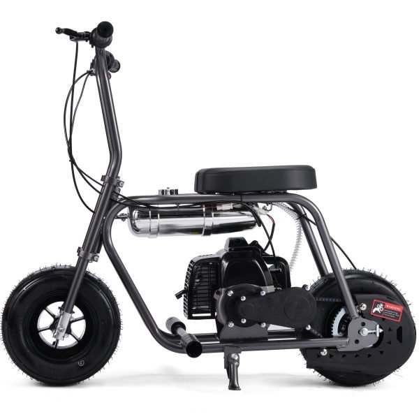 Wild-Rover-49cc-Mini-Bike_Grey_5 MotoTec Wild Rover 49cc 2-Stroke Kids Gas Mini Bike