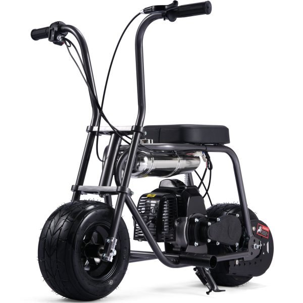 Wild-Rover-49cc-Mini-Bike_Grey_6 MotoTec Wild Rover 49cc 2-Stroke Kids Gas Mini Bike