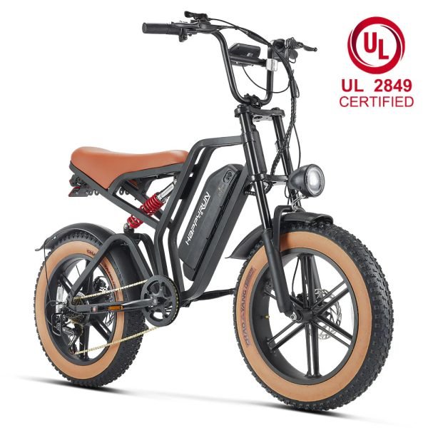 electricbikeG60ULCertification_2 HappyRun G60 48V/13Ah 750W Electric Bike