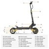 iENYRIDes1dualmotorelectricscooteradults_2400woffroadelectricscooter_5 iENYRID ES1 48V/20.8Ah 2400W Electric Scooter